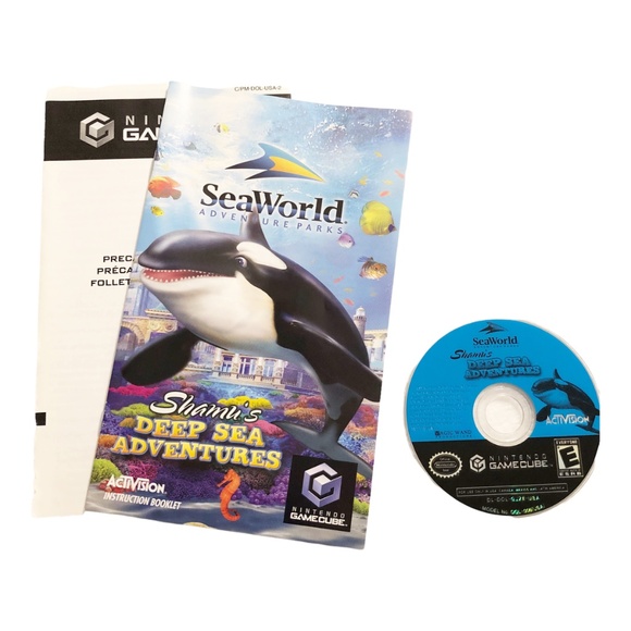 SeaWorld Adventure Park Shamu's Deep Sea Adventure Gamecube Video Game - Picture 2 of 5